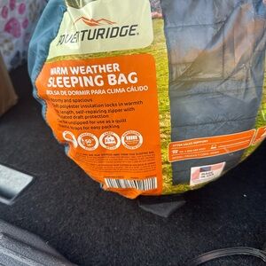 Warm Weather Sleeping Bag - Teal